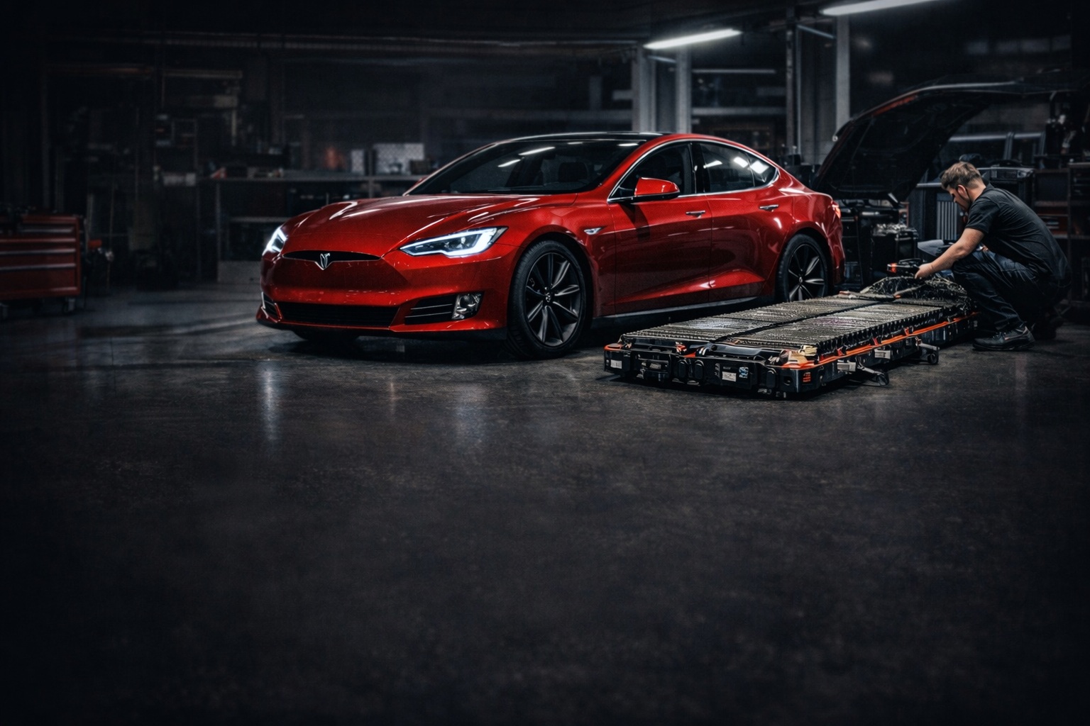 ремонт батареї Tesla у Кременчуці